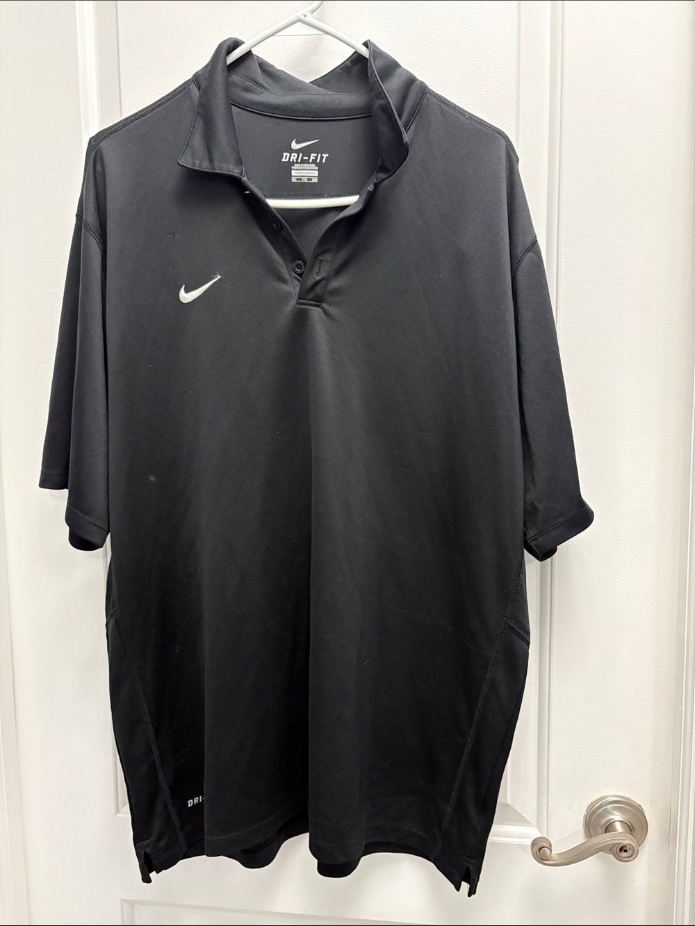 Nike Black Dri-FIT Polo T-Shirt Size XXL